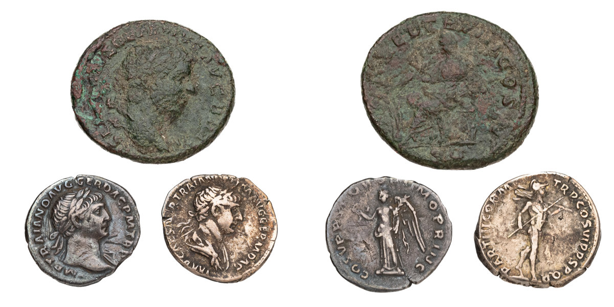 ROMAN COINS. Lot of 3