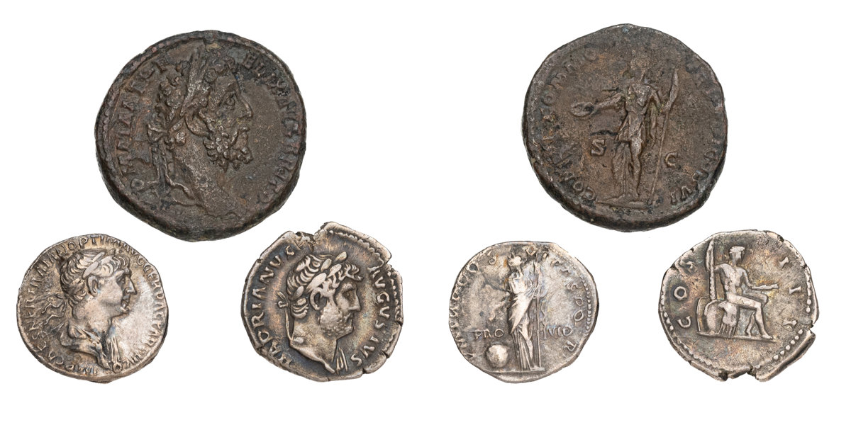ROMAN COINS. Lot of 3