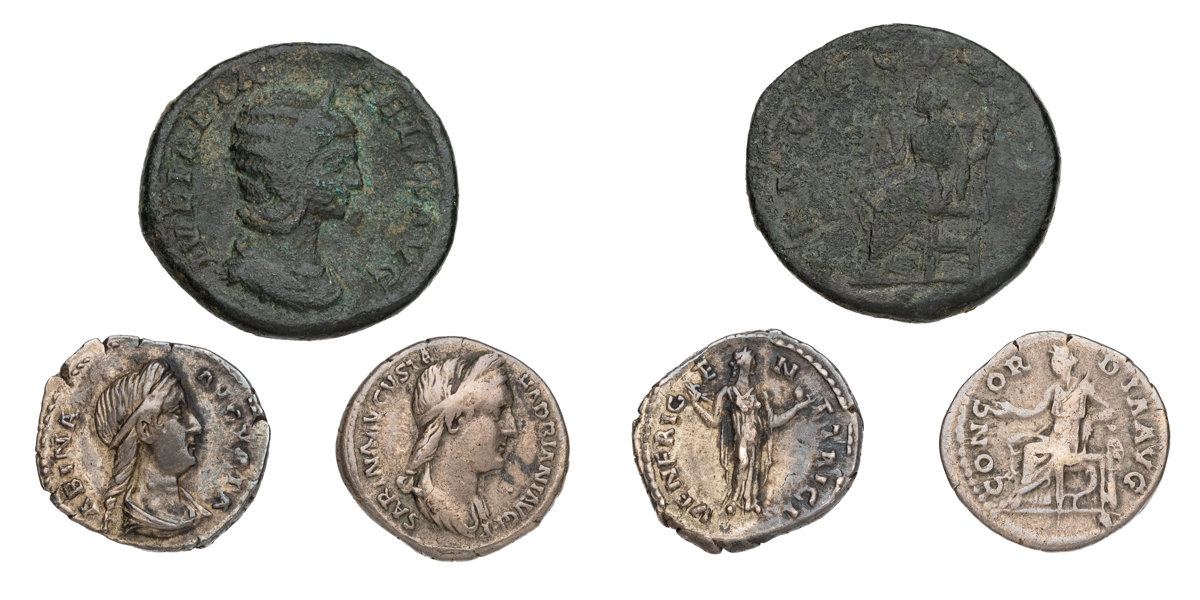 ROMAN COINS. Lot of 3