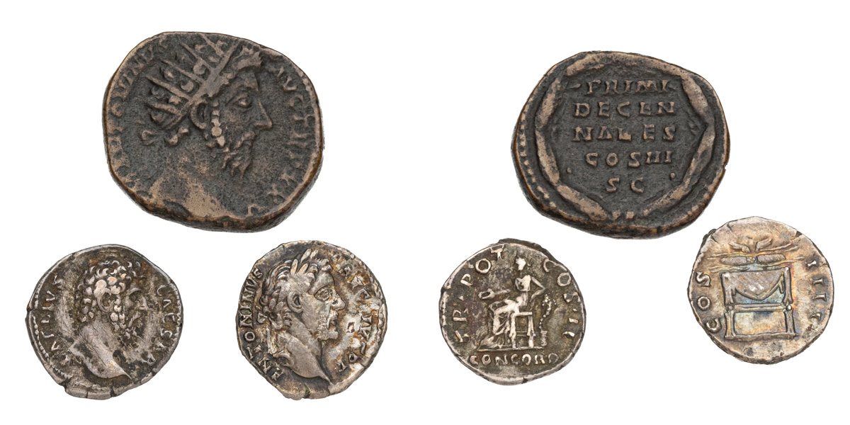 ROMAN COINS. Lot of 3