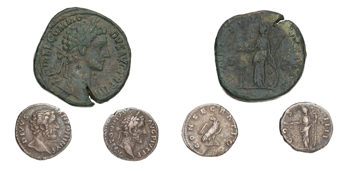 ROMAN COINS. Lot of 3