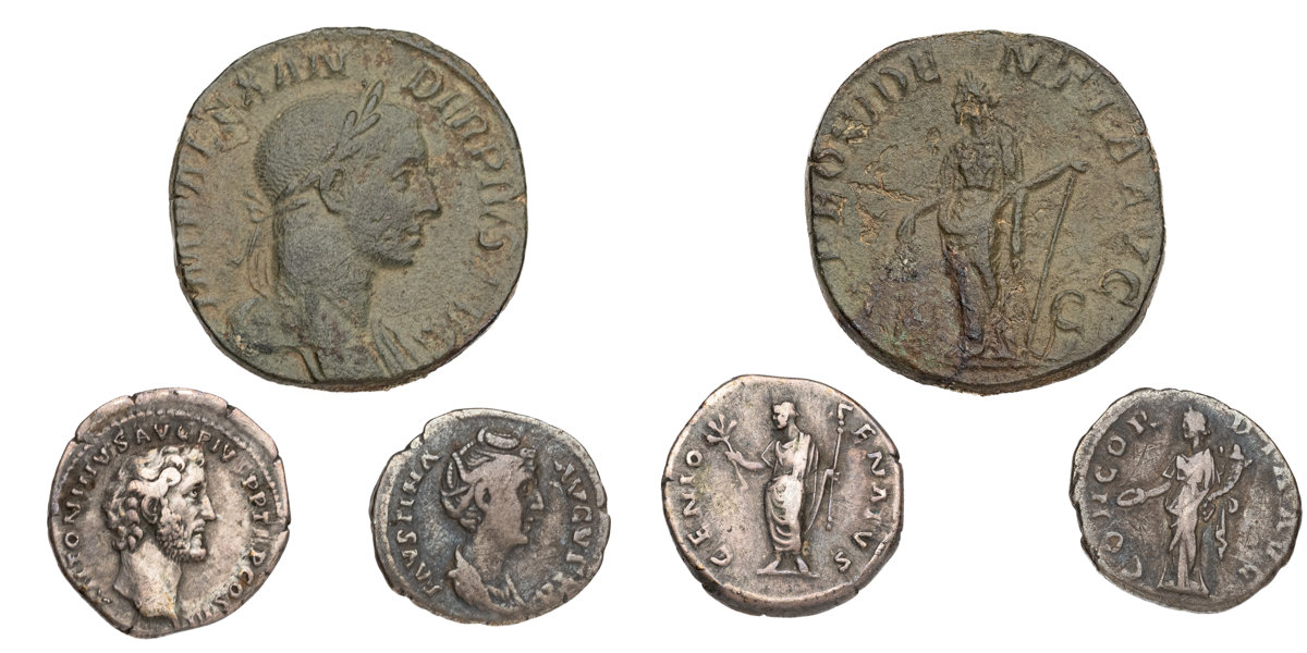 ROMAN COINS. Lot of 3
