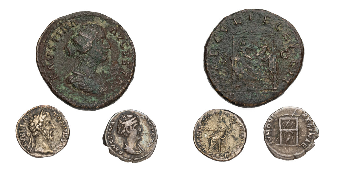 ROMAN COINS. Lot of 3