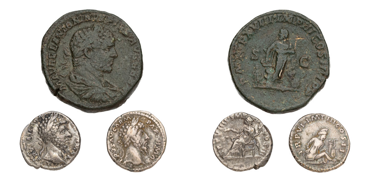 ROMAN COINS. Lot of 3