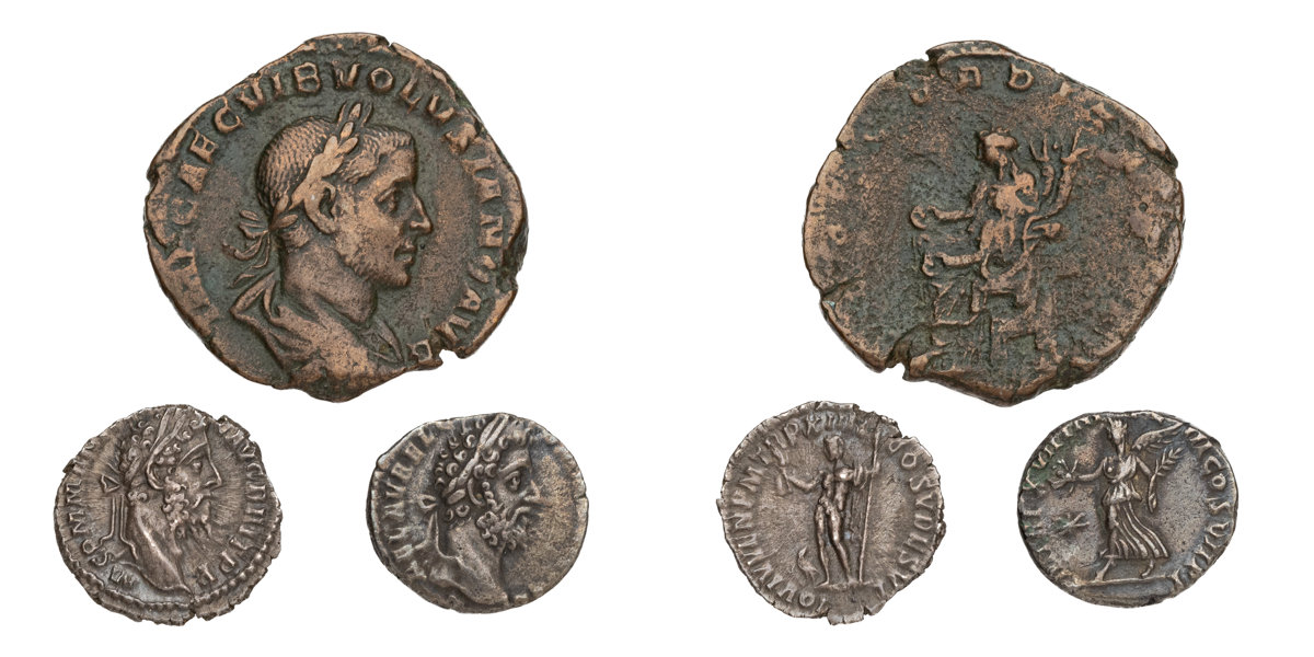 ROMAN COINS. Lot of 3