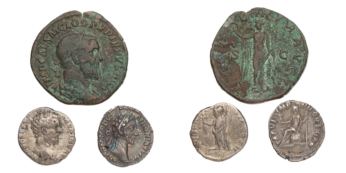 ROMAN COINS. Lot of 3
