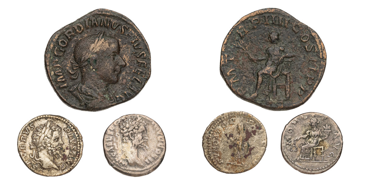 ROMAN COINS. Lot of 3