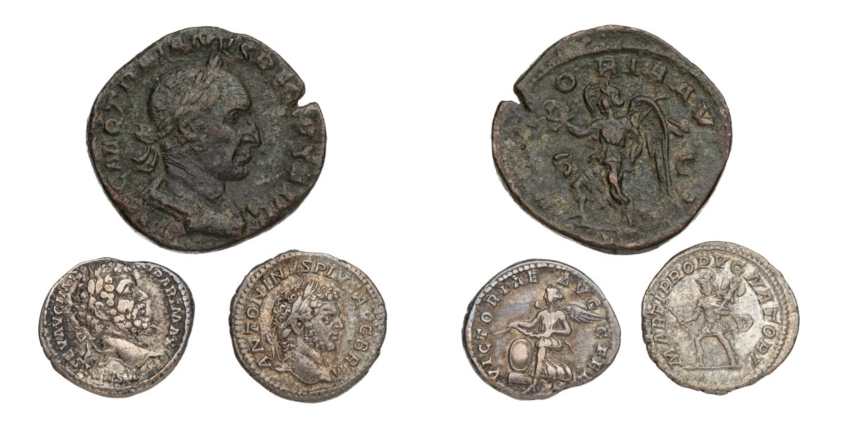 ROMAN COINS. Lot of 3