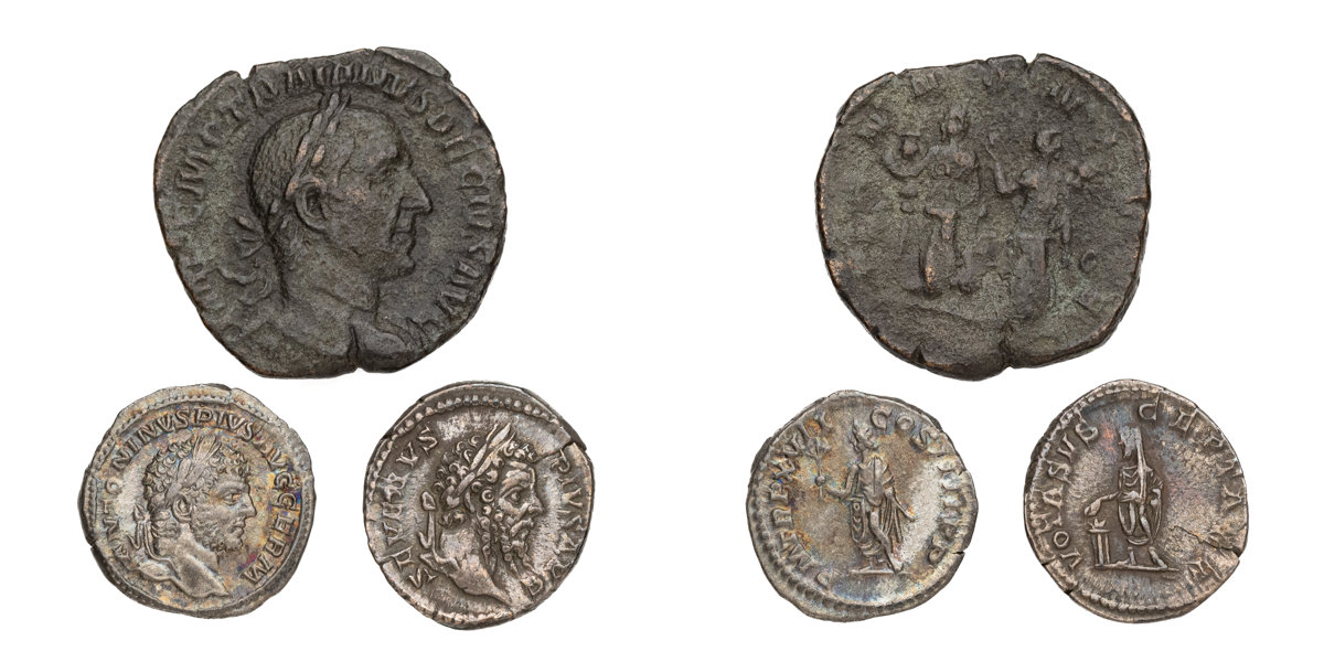 ROMAN COINS. Lot of 3