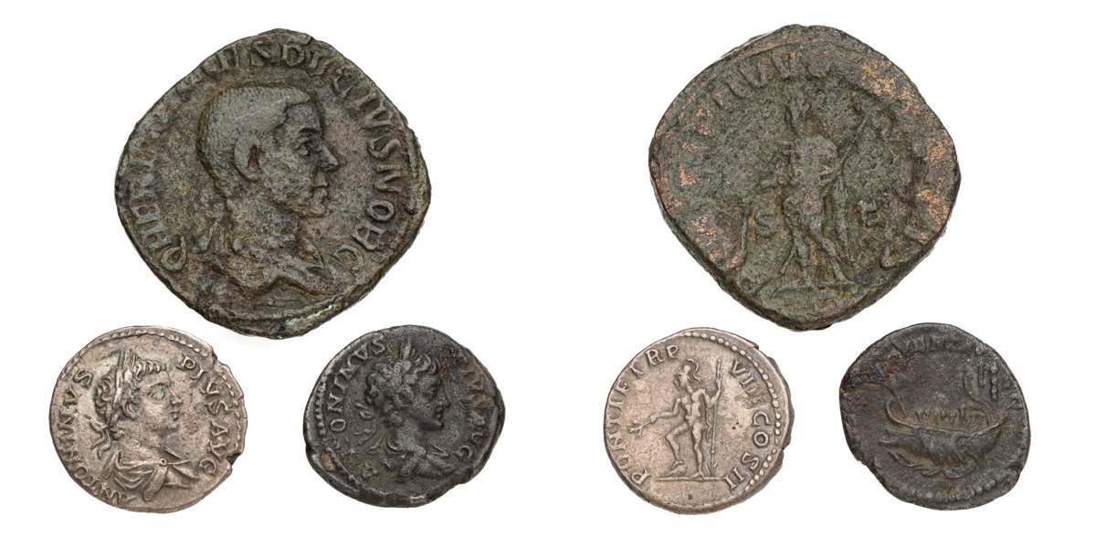 ROMAN COINS. Lot of 3