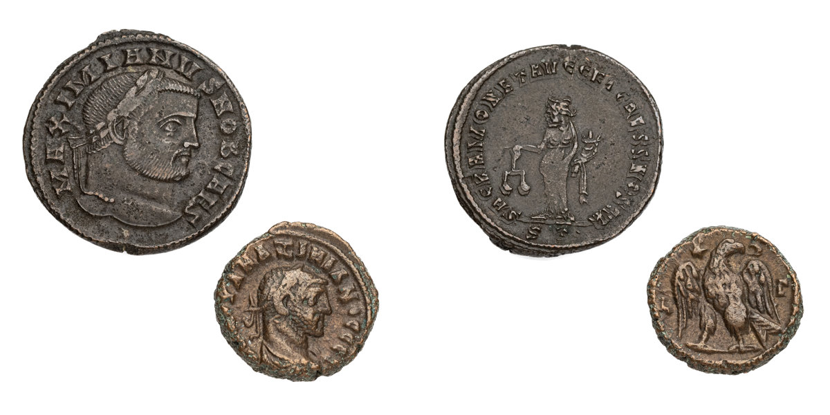 ROMAN COINS. Lot of 2
