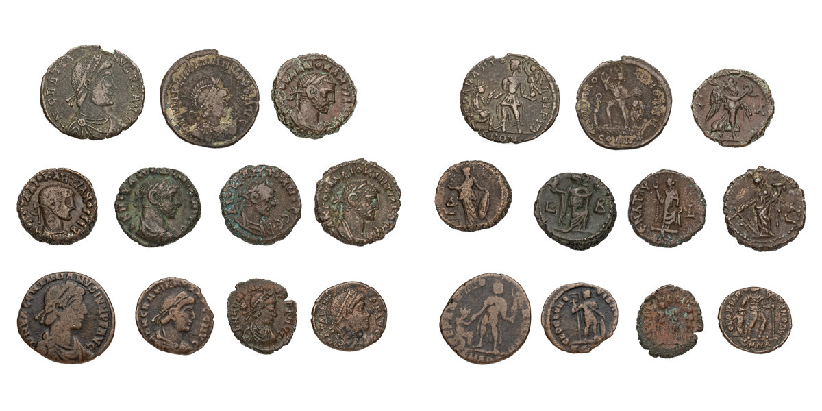 ROMAN COINS. Lot of 11