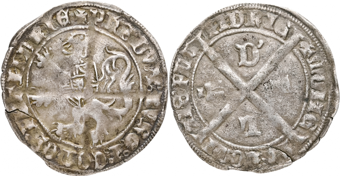 BELGIUM. Philipp der Gute. Double gros