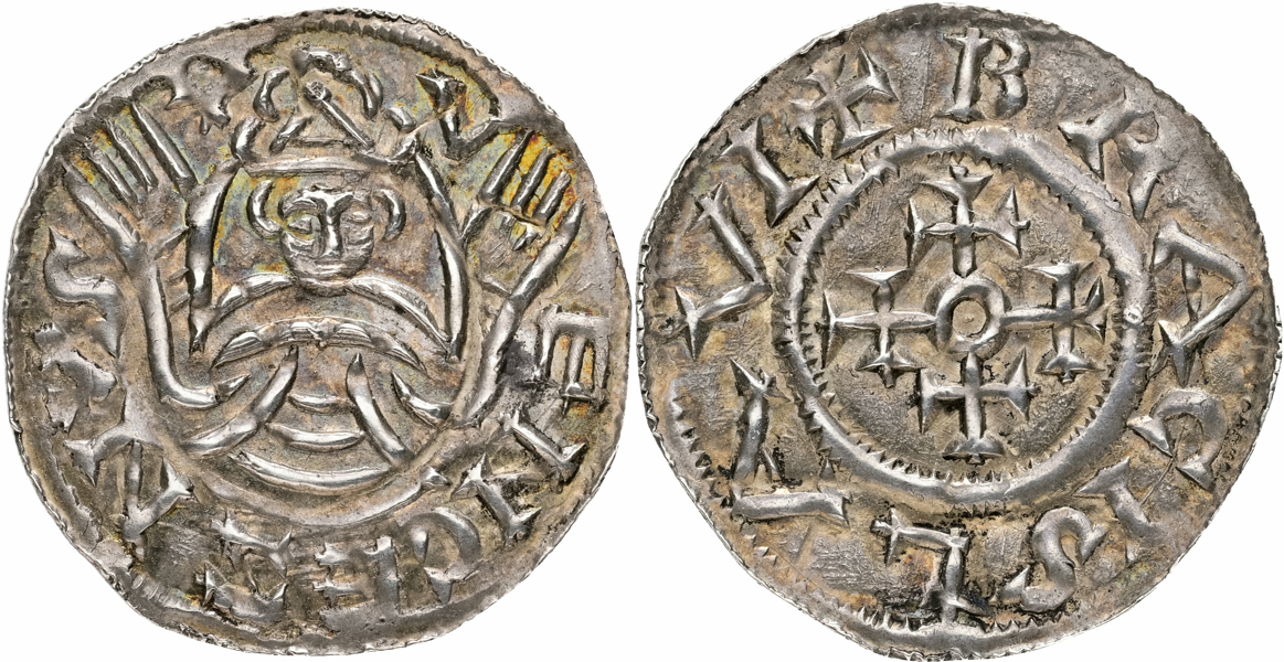 BOHEMIA & MORAVIA. Břetislaus I. Denar