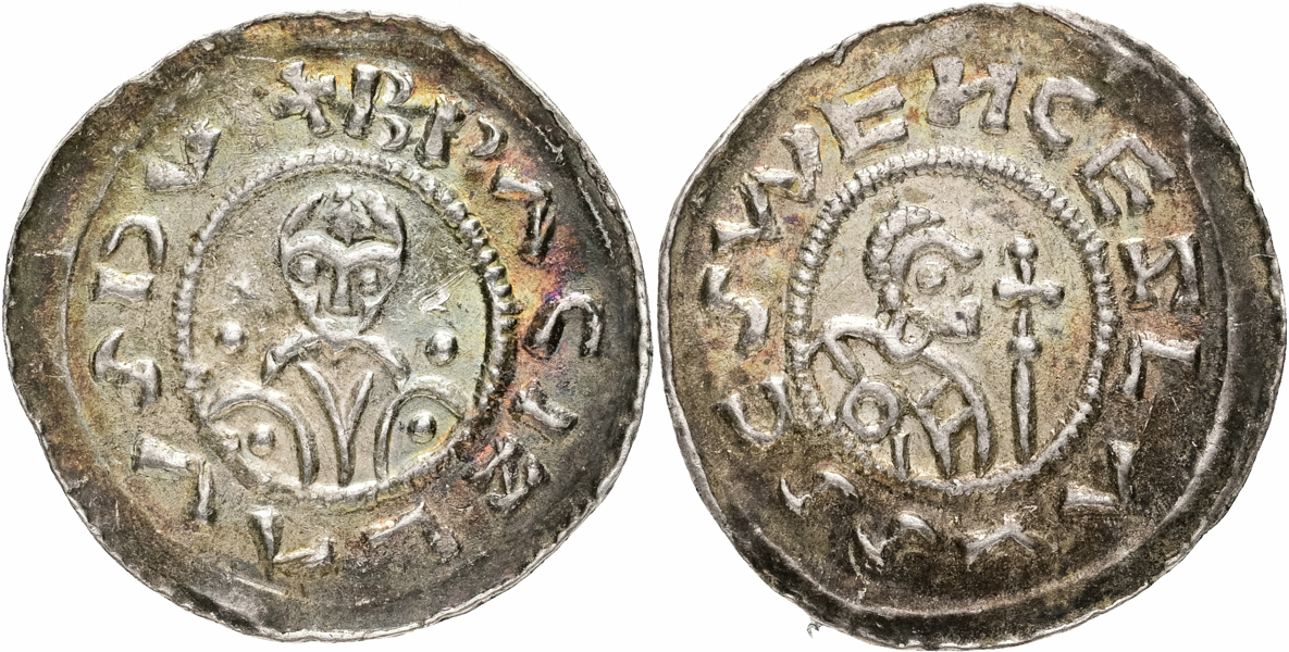BOHEMIA & MORAVIA. Břetislaus I. Denar