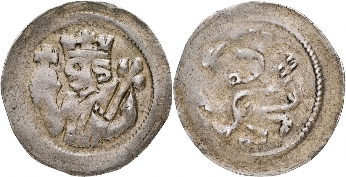 BOHEMIA & MORAVIA. Přemysl Ottakar II. Denar