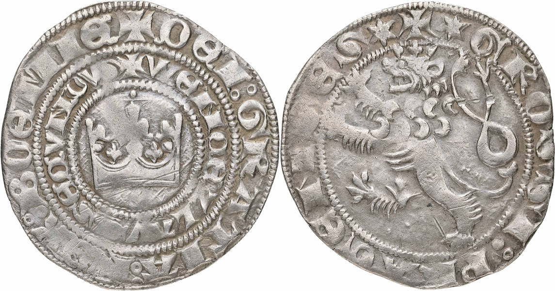 BOHEMIA & MORAVIA. Wenceslaus II. Pragergroschen
