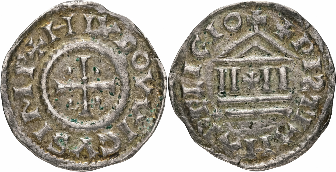 CAROLINGIANS. Louis the Pious. Denier