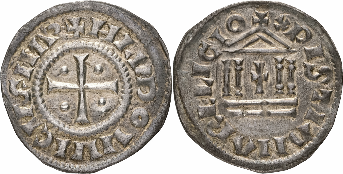 CAROLINGIANS. Louis the Pious. Denier