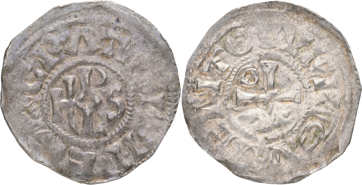 CAROLINGIANS. Charles le Chauve. Quentovic. Denier