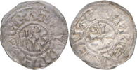 CAROLINGIANS. Charles le Chauve. Quentovic. Denier