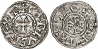 CAROLINGIANS. Charles le Chauve. Melle. Denier