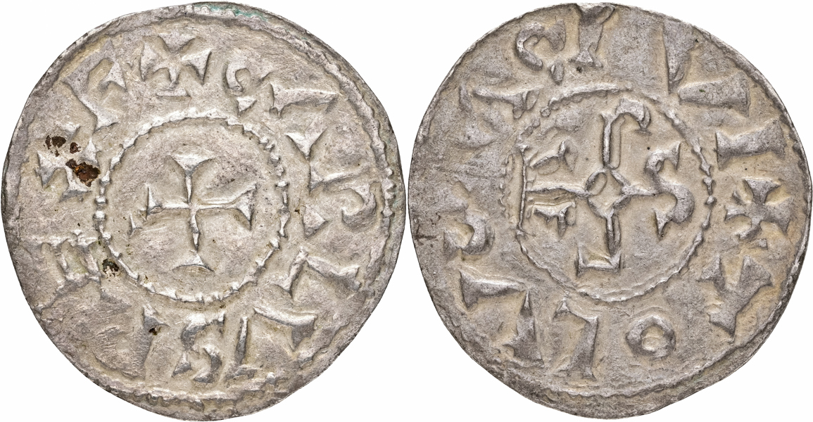 CAROLINGIANS. Charles le Chauve. Toulouse. Denier