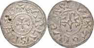 CAROLINGIANS. Charles le Chauve. Toulouse. Denier