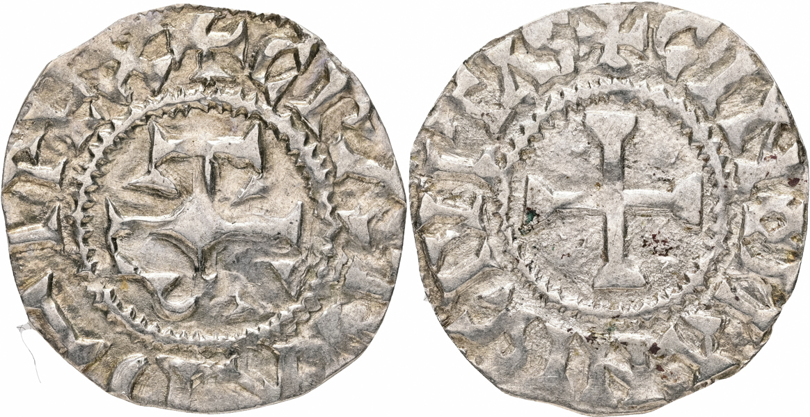 CAROLINGIANS. Hugues II. Denier