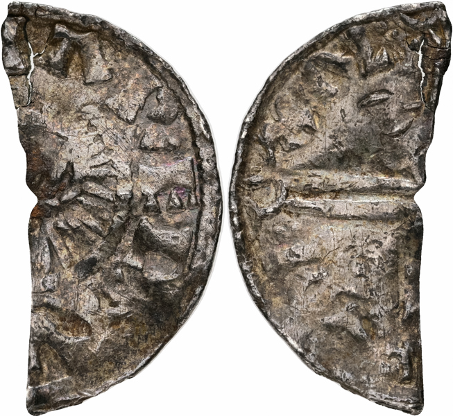 DENMARK. Hardeknut. LUND. 1/2 penning