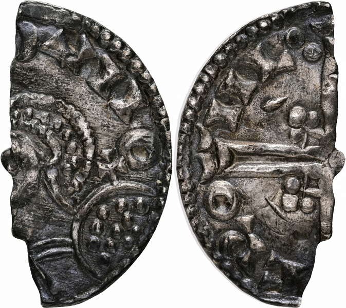 DENMARK. Stridsperioden (1044-1046). Lund. 1/2 penning