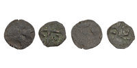 DENMARK. Valdemar Atterdag. Penning. Lot of 2