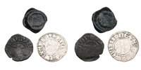 DENMARK. Erik Av Pommern. Lot of 3