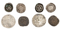 DENMARK. Erik af Pommern. Lot of 4