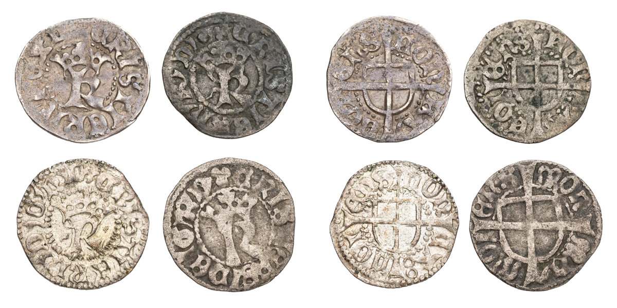 DENMARK. Christan I. Hvid. Lot of 4