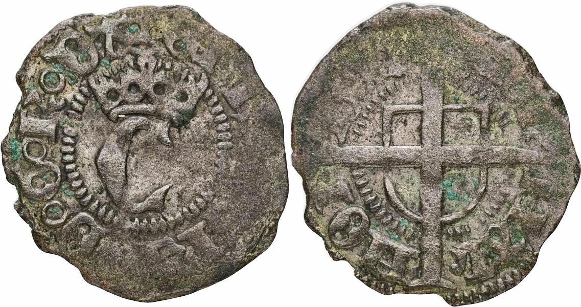 DENMARK. Christian II. Malmö. Hvid 1513