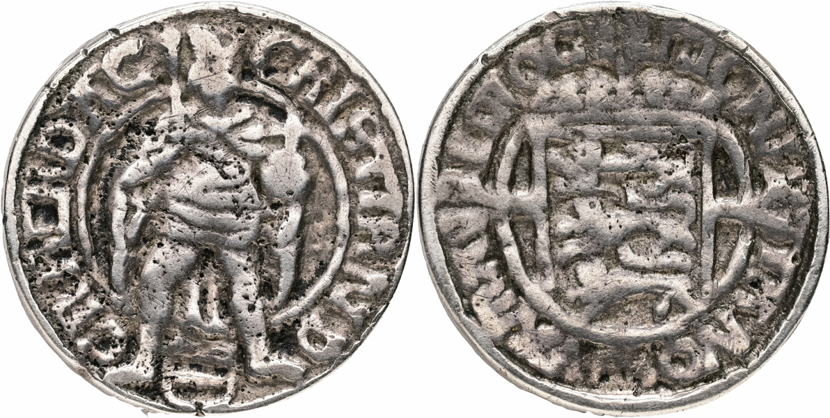 DENMARK. Christian II. Malmö. Klumpmynt/piedfort
