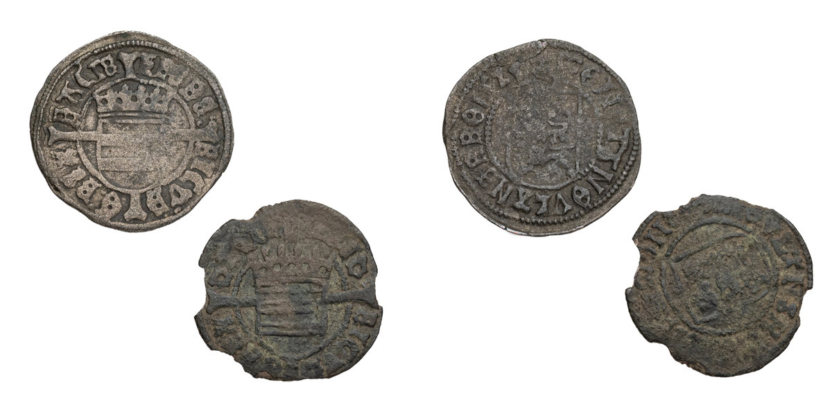 DENMARK. Frederik I. Søsling. Lot of 2