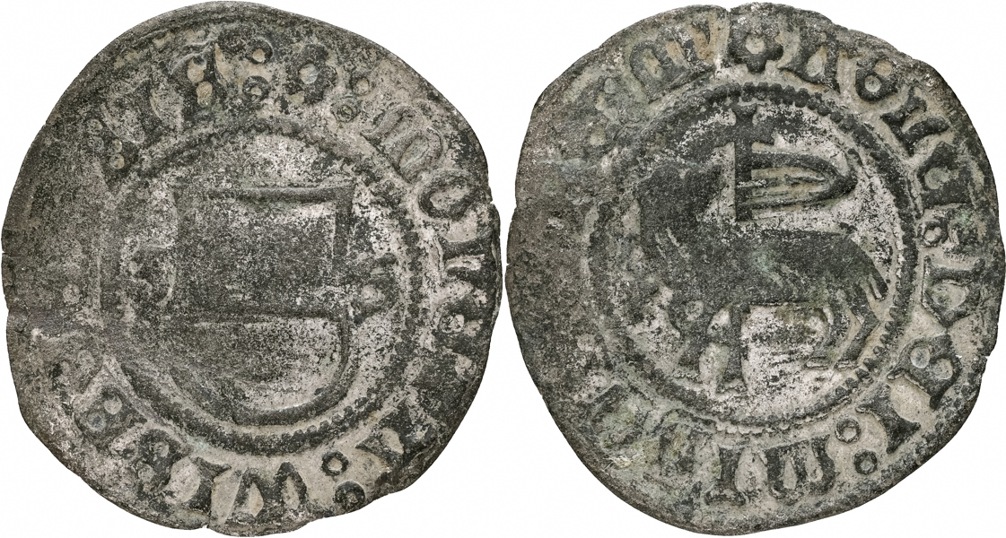DENMARK. Gotland. Christian III. Visby. Skilling 1536