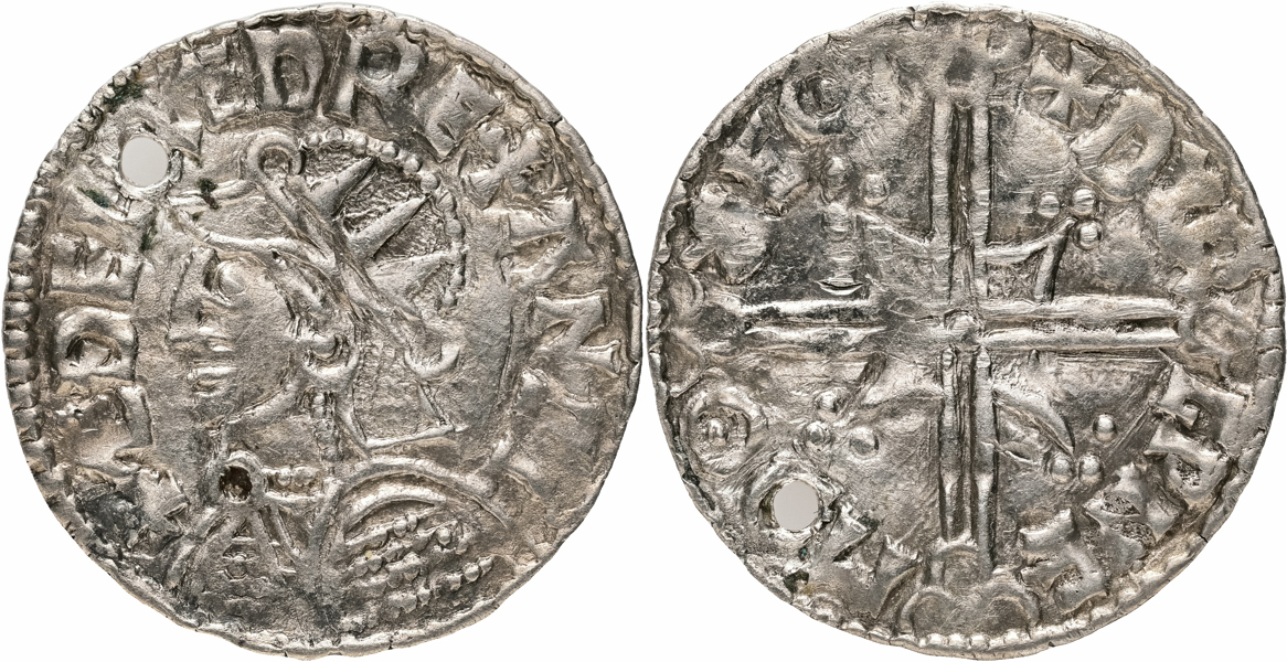 ENGLAND. Æthelred II (978-1016). Thetford. Penny