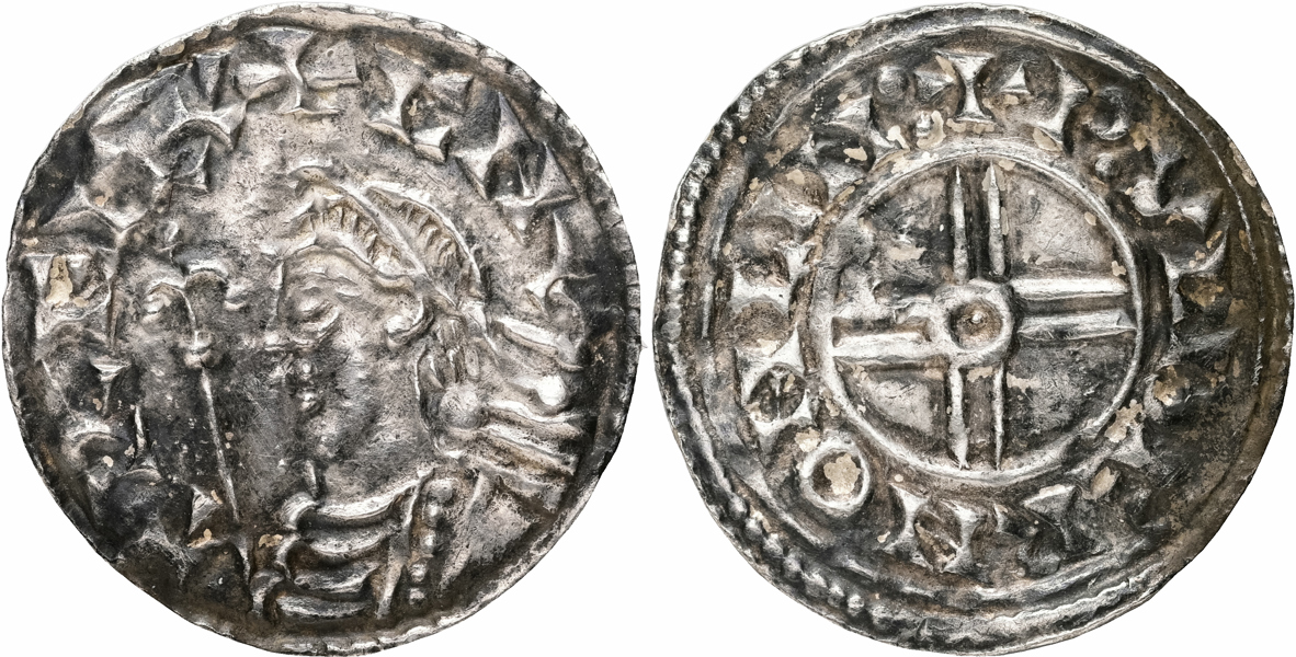 ENGLAND. Cnut (1016-1035). Lincoln. Penny