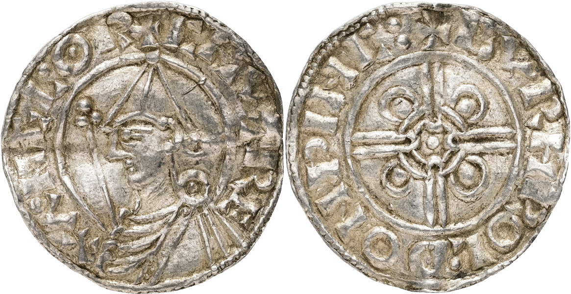 ENGLAND. Cnut (1016-1035). Winchester. Penny
