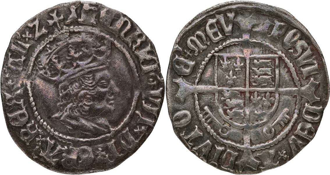 ENGLAND.Henry VII (1485-1509). York. Halfgroat