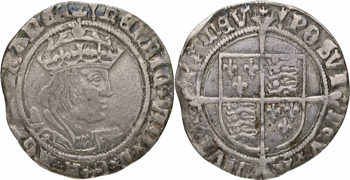 ENGLAND. Henry VIII (1509-1547). London. AR Groat