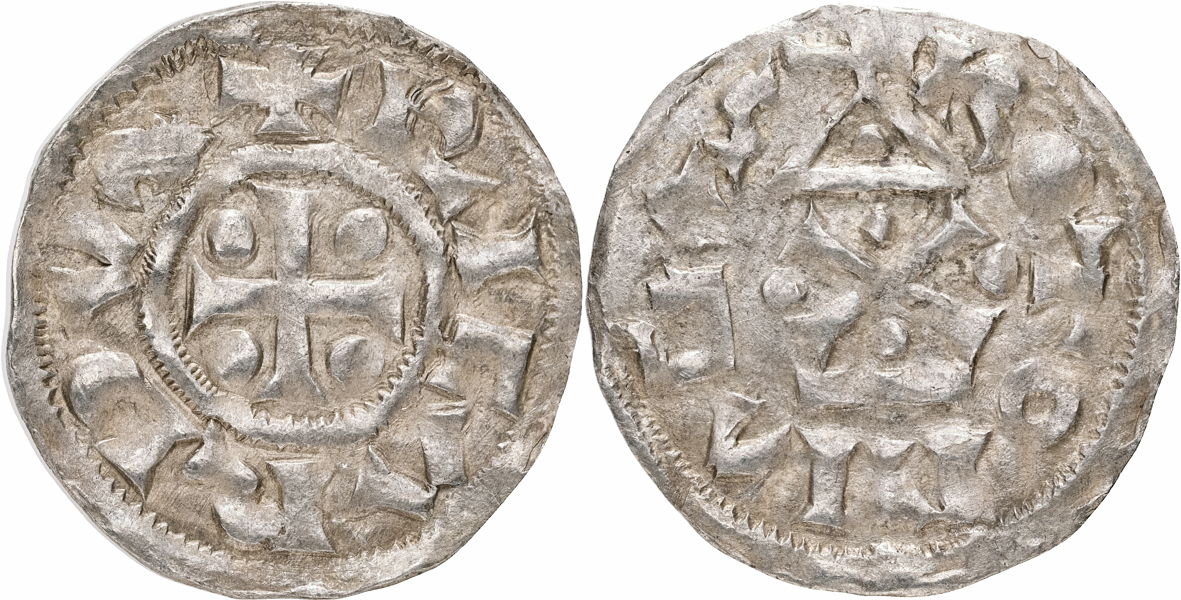 FRANCE. ANGLO-GALLIC. Richard I. Rouen. Denier