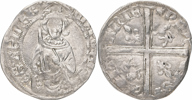 FRANCE. ANGLO-GALLIC. Edward the Black Prince. Bordeaux. Hardi d'argent