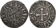FRANCE. Auvergne. Bishopric of Clermont. Anonymous. Denier, c. 1100-1150