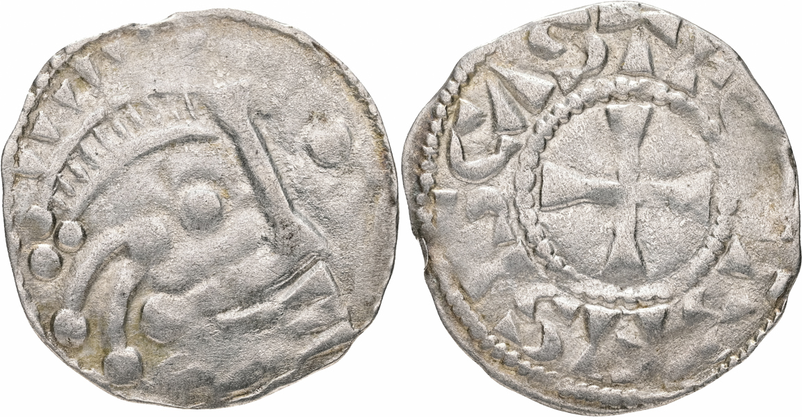 FRANCE. Blois. Thibaut III. Denier