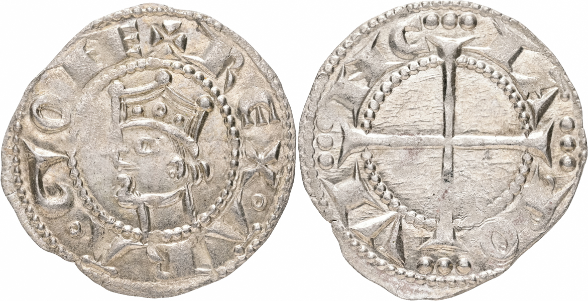 FRANCE. Provence. Alphonse II of Aragon. Marseille. Denier