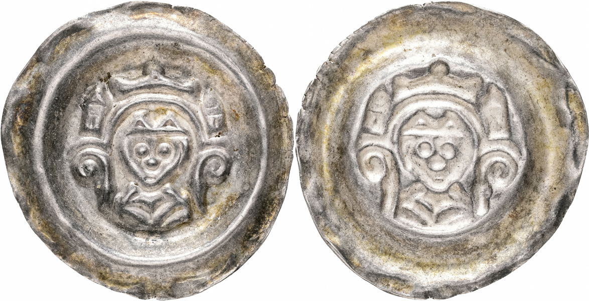 GERMANY. Hartmann V von Dillingen. Augsburg. Bracteate